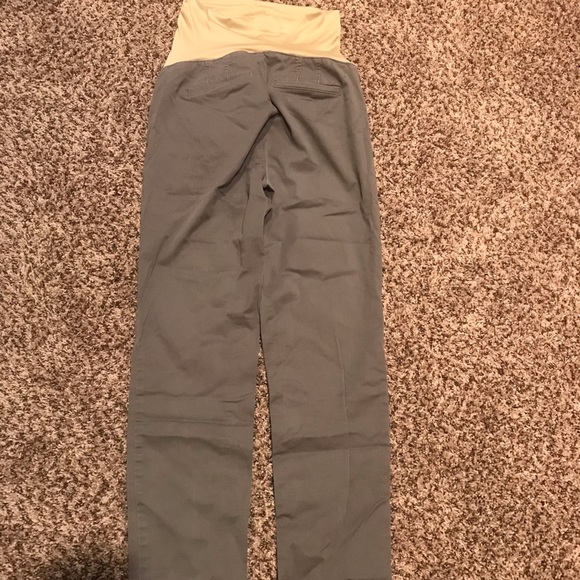 LOFT Grey Maternity Slacks - Picture 4 of 5